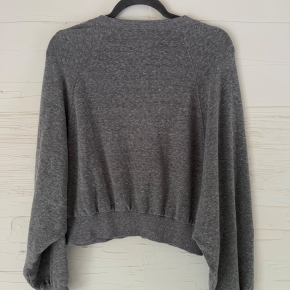 American Eagle | Size M | Slouchy Bat Sleeve Lightweight Sweater Grey - Picture 4 of 6
